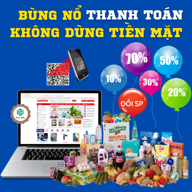 Bùng nổ thanh toán không dùng tiền mặt