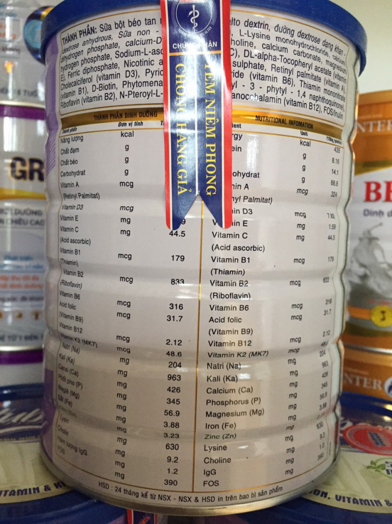 SỮA HUBER PEDIA PLUS - 900GR