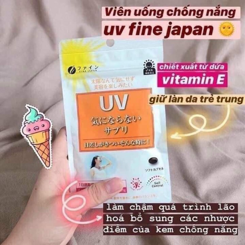 VIÊN UỐNG CHỐNG NẮNG UV FINE 45 VIÊN