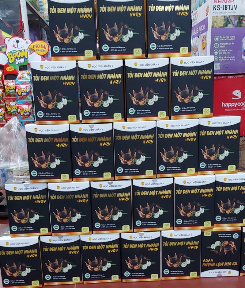 Tỏi đen 1 nhánh HVQY (COMPO 5KG)
