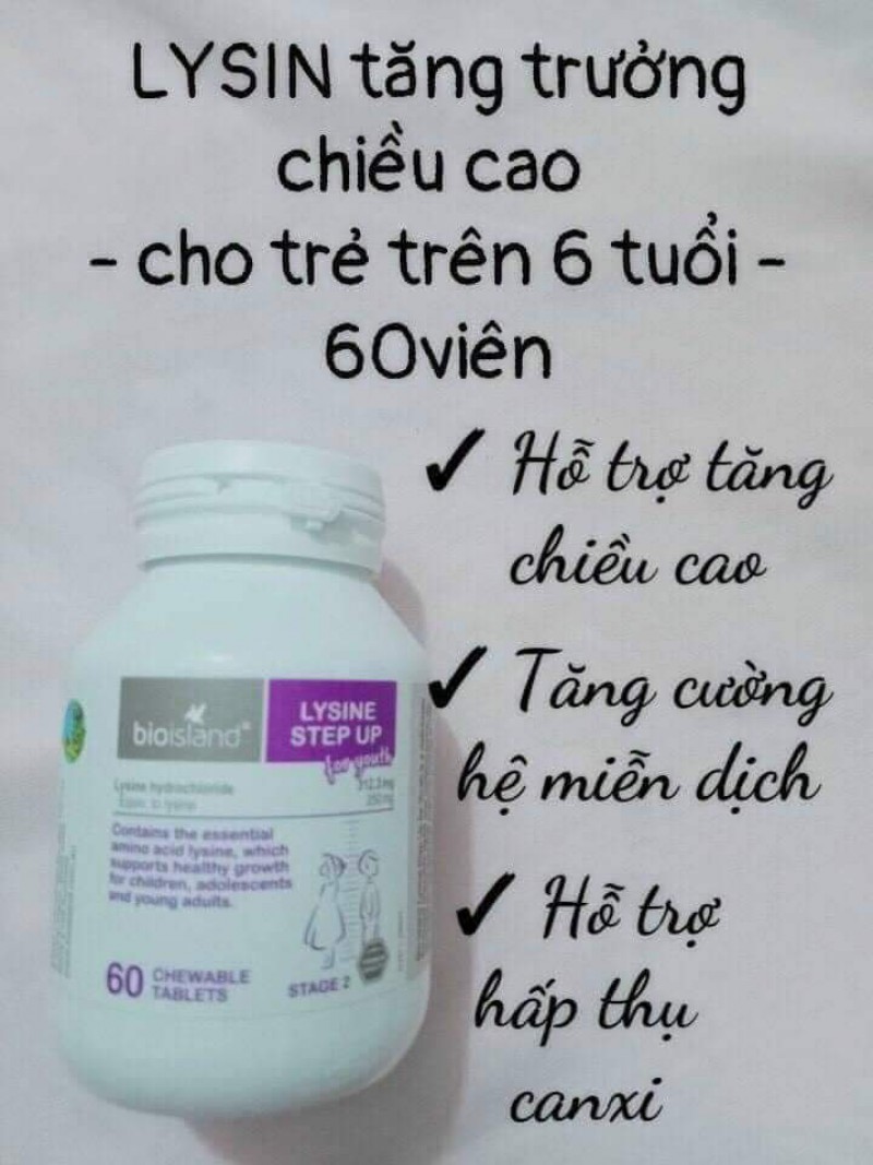 BIO ISLA ND LYSINE TĂNG CHIỀU CAO