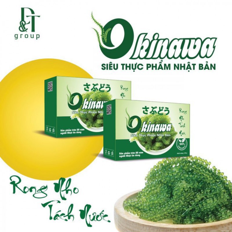Rong Nho Biển Okinawa 4 hộp