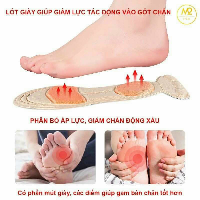 CẶP LÓT GIÀY CAO GÓT MASSAGE ÊM CHÂN