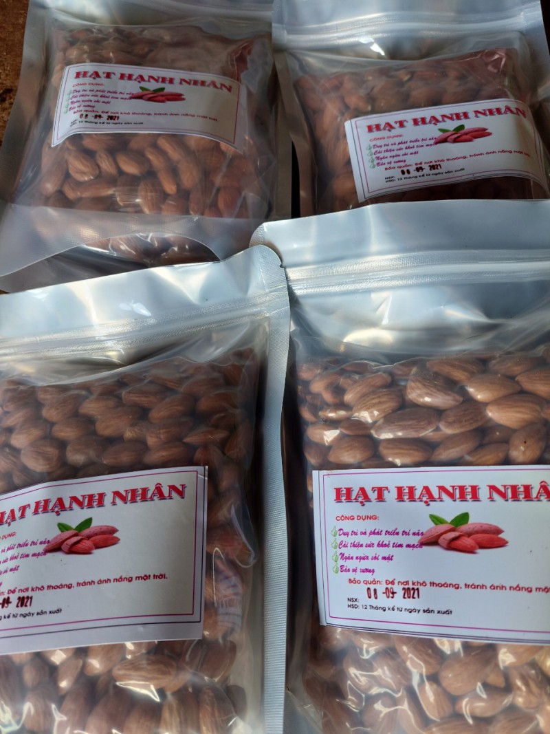 Hạt Hạnh nhân nguyên vị 500gr