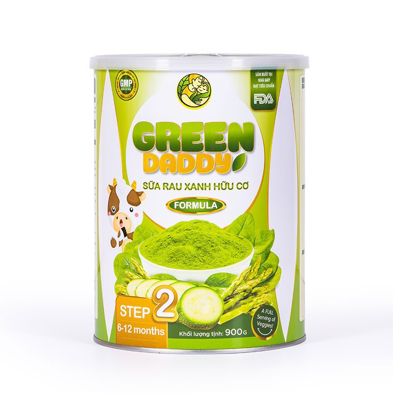 GREEN DADDY SỮA RAU XANH HỮU CƠ