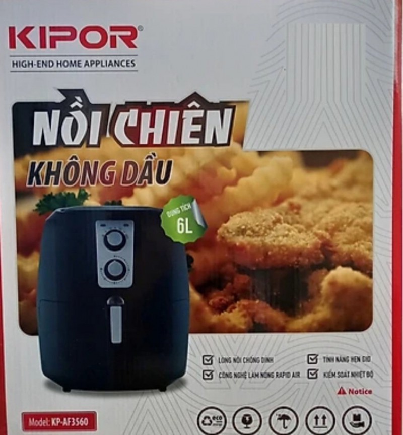 nồi chiên không dầu KIPOR  KH-AF3560 (6l)