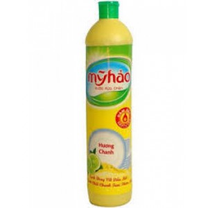 Nước rửa chén Mỹ Hảo hương chanh can 450ml ( 1 thùng 24 chai )