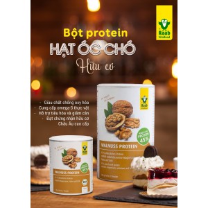 Bột đạm ( protein) hat óc chó hữu cơ