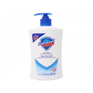Nước rửa tay Safeguard trắng tinh khiết chai 450ml