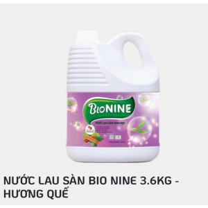 Nước Lau Sàn BIO NINE 3,6KG - Hương Quế