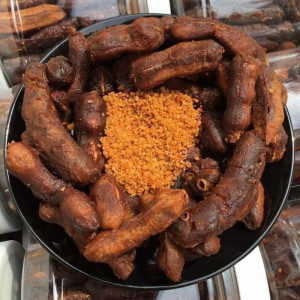 ME LÀO CHẤM MUỐI TÔM