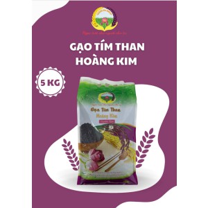 Gạo tím than Hoàng Kim ( bao 5kg)