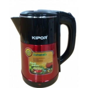 Ấm siêu tốc điện 2 lớp Kipor KP - A588 đỏ