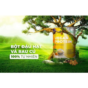 BỘT ĐẬU HẠT & RAU CỦ VEGAN (1H =400G)