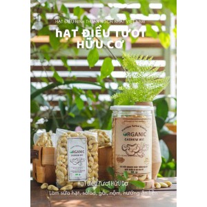 HẠT ĐIỂU TƯƠI HỮU CƠ VỠ ( 500GR)