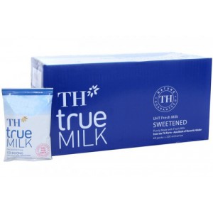 Bịch Sữa tươi tiệt trùng TH True Milk có đường bịch 220ml (10 gói)
