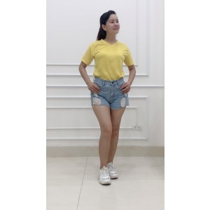 SET 5 ÁO PHÔNG CO DÃN 4 CHIỀU ĐƠN MÀU TRƠN FREE SIZE