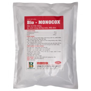 THUỐC ĐẶC TRỊ CẦU TRÙNG – KÝ SINH TRÙNG MÁU – ĐẦU ĐEN - BIO MONOCOX (Gói 1Kg - 10 gói nhỏ)