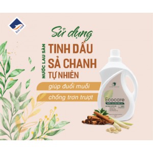 Nước lau sàn hữu cơ Bồ hòn Tinh dầu Sả Chanh 1L