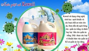 Nước giặt sinh học Kawaii hương nắng mai