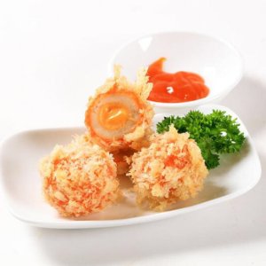 Viên xốt hải sản ô ngon