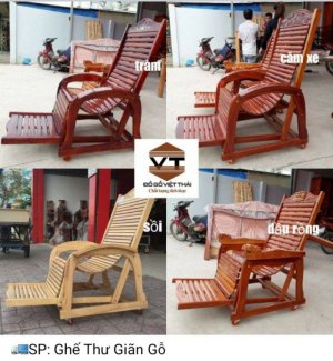 GHẾ THƯ GIÃN GỖ