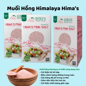 Hộp Muối Hồng Himalaya hima's 500gram