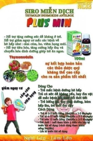 SIRO MIỄN DỊCH PLUS MIN