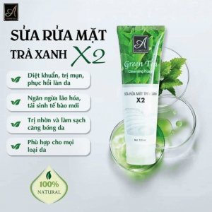 SỬA RỮA MẶT TRÀ XANH X2 A COSMETIC