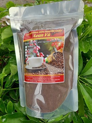 Cà phê rang mộc loại trung (2 túi/ kg)
