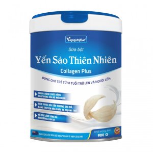 Sữa bột Yến sào thiên nhiên Collagen Plus Vinanutrifood tăng cường đề kháng và hệ miễn dịch , hộp 400g