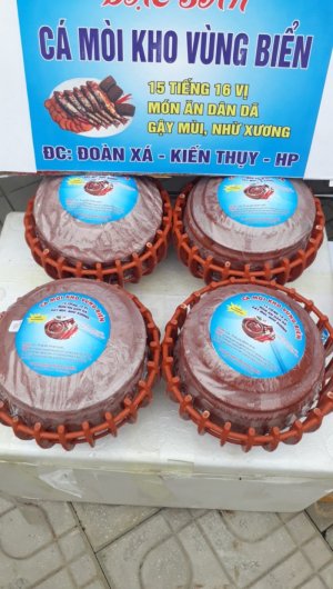 CÁ MÒI KHO NIÊU ĐẤT - COMBO SỈ