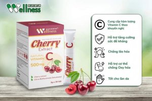 Sản phẩm hỗ trợ sức khỏe cherry extract vitamin c