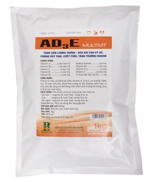 AD3E MULTIVIT – TĂNG SẢN LƯỢNG TRỨNG – KÉO DÀI CHU KỲ ĐẺ