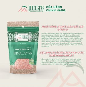 Muối Hồng Himalaya Hima’s Túi 500gram
