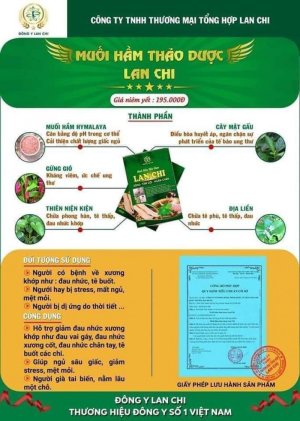 MUỐI HẦM THẢO DƯỢC LAN CHI