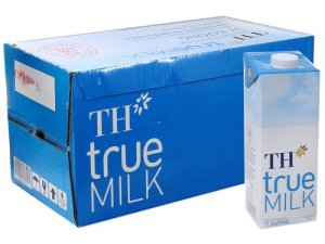 Sữa tươi tiệt trùng TH true MILK ít đường hộp 1 lít