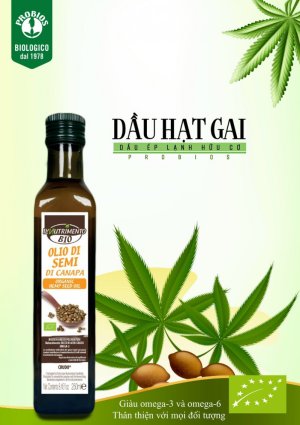 DẦU HẠT GAI ÉP THÔ (250ML)