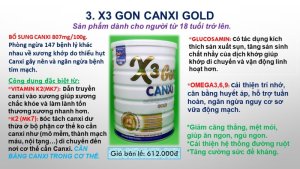 X3 GON CANXI GOLD