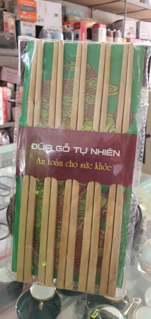 Đũa gỗ tự nhiên( 10 đôi)