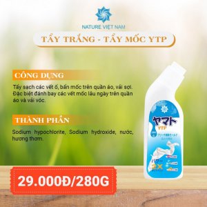 TẨY MỐC QUẦN ÁO YTP 280 ML. TẤY Ố. TẨY MỐC QUẦN ÁO