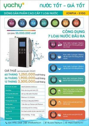 MÁY LỌC NƯỚC IONPIA