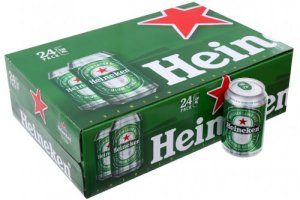 Thùng bia Heineken lon 330ml (24 lon).