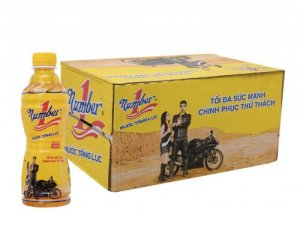 Thùng 24 chai nước tăng lực Number1 330ml,( 1 thùng 24 chai)