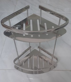 Kệ góc  phòng tắm INOX 304