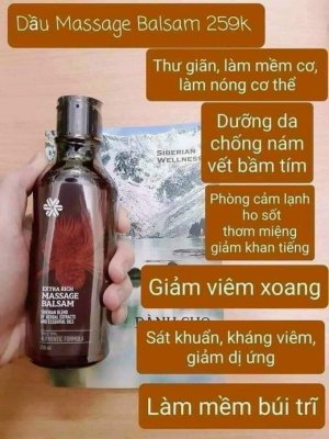 DẦU MASSAGE BALSAM