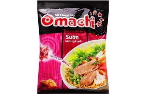 Mì khoai tây Omachi sườn hầm ngũ quả gói 80g ( 1 thùng )