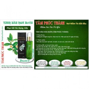 Tinh Dầu Hoa Bưởi Tâm Phúc Thành