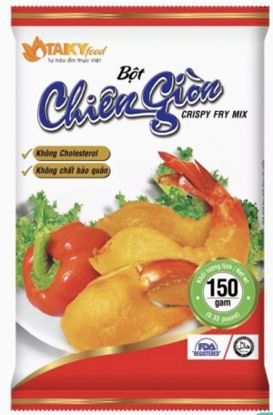 Bột  trôn sẵn chiên khoai