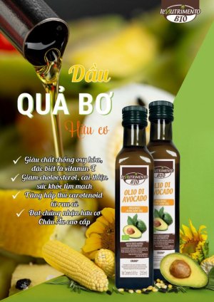 DẦU QUẢ BƠ ÉP THÔ ( 250ML)